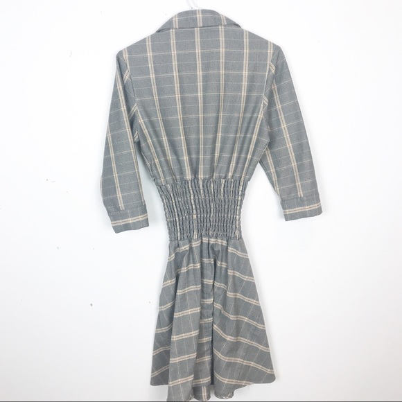 MAJE | "Resha" Plaid Shirt Dress - Picture 6 of 8